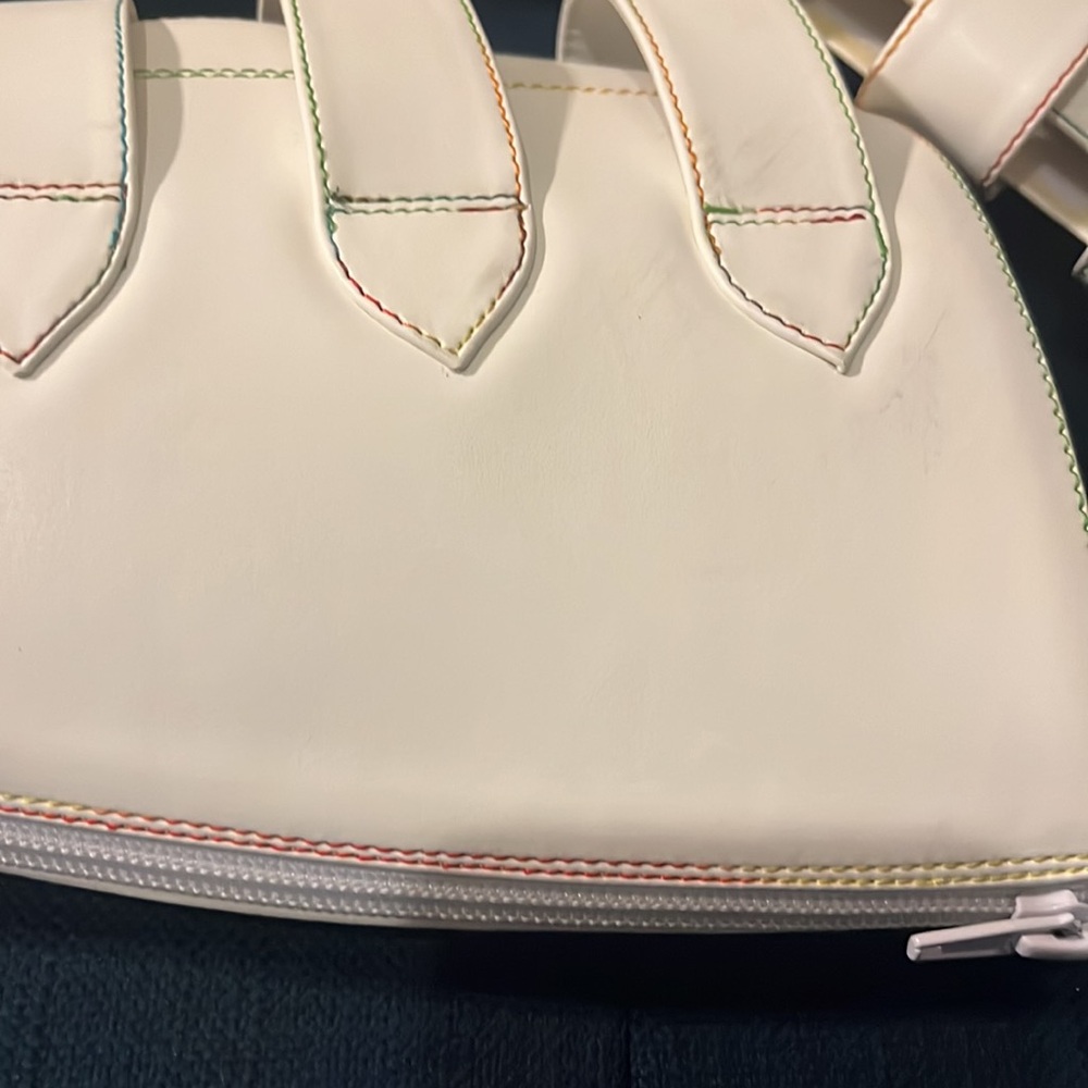 Y.R.U. Karma HI Pride White Platform Boots Rainbow Rave Size 8 - Picture 10 of 14